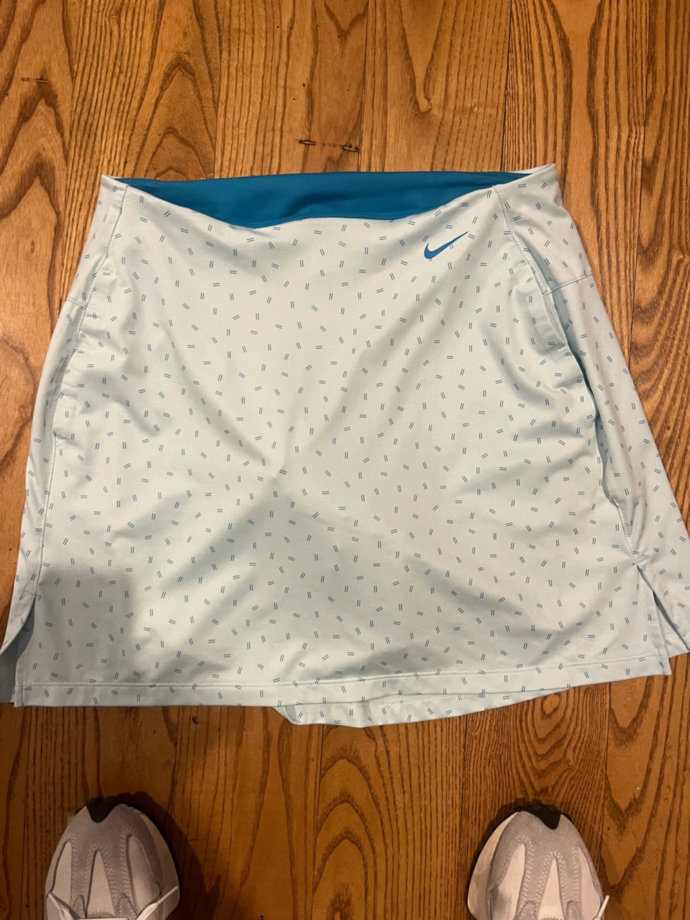 Nike Women's Light Blue Athletic Skort with Teal